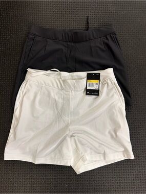 Women’s Nike Golf Shorts - White and Black